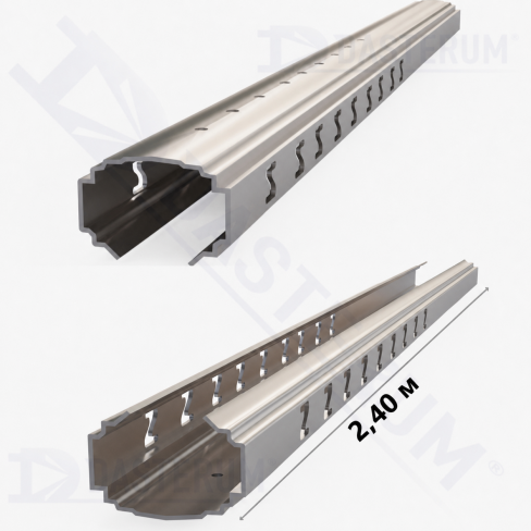 Șpalier metalic viță de vie zincat L=2400mm