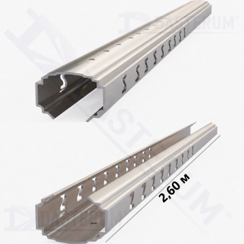Șpalier metalic vița de vie zincat L = 2600mm